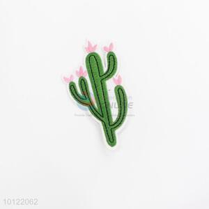 Unique design cactus plant embroidery towel patch