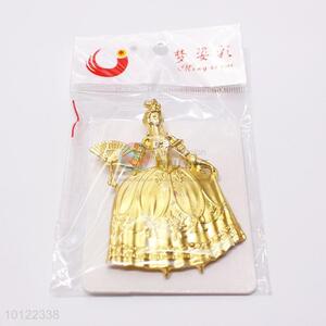 Princess Shaped Alloy Brooch Pin for Promotion