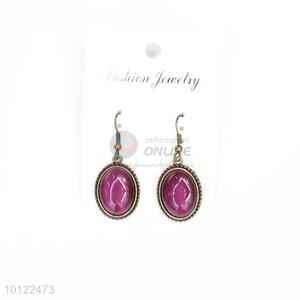 Purple dangle earrings/wedding earrings/jewelry