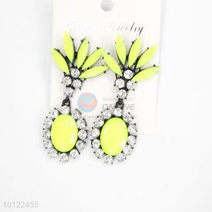 Yellow custom dangle earrings/wedding earrings/jewelry