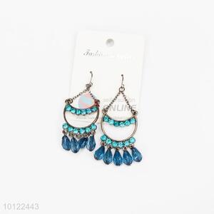 Wholesale blue dangle earrings/wedding earrings