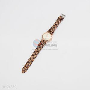 Fashion women brown quartz watch for sale