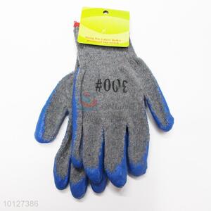 High quality anti-slip blue latex working gloves