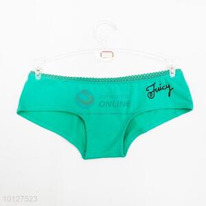 Cotton briefs women underwear green color comfortable women briefs