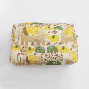 Wholesale rectangle thicken cosmetic bag with single layer lining