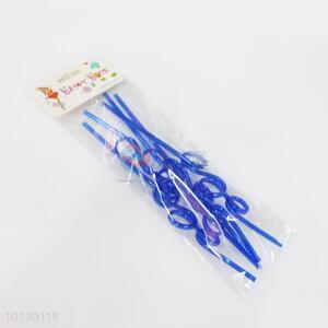 Promotional Dark Blue Customizable Shape Straw