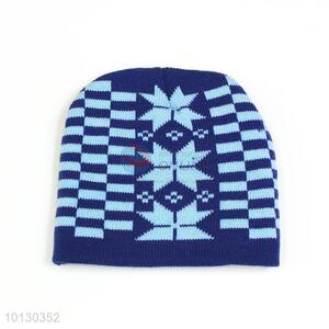 High Quality Jacquard Acrylic Knitted Beanie For Men