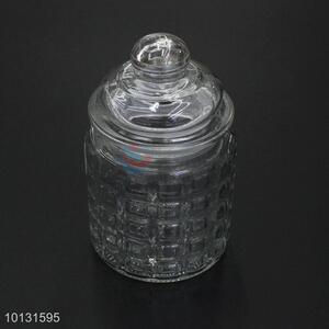 Novelty candy glass bottle with lid