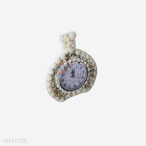 Home Decoration Clock With White Shells