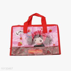 Funny design non-woven tote shopping bag