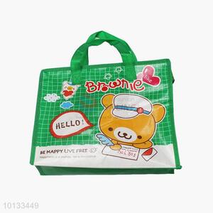 Lovely Cartoon Non Woven Grocery Tote Bag