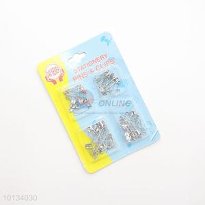 Silver Color Safety Pin Hold Locking Clip For Clothes