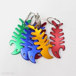 Wholesale Fishbone Craft Pendant Key Ring Key Chains