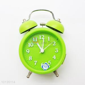 Factory Direct Round Green Alarm Clock