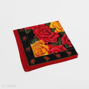 New Arrival Flower Printed Handkerchief for Women