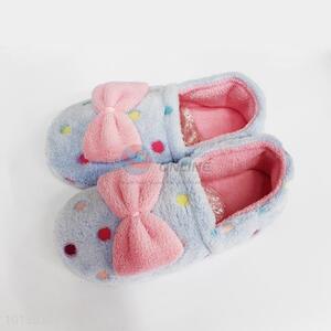 Creative Design Household Warm Slipper with Bowknot