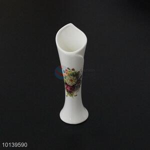 Best selling flower printed ceramic vase