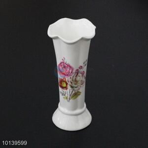 Factory direct flower printed ceramic vase