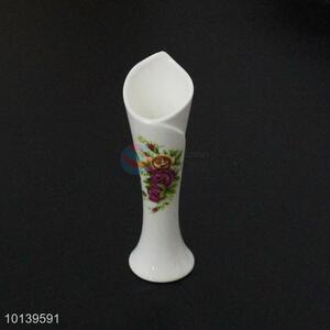 Hot sale flower printed ceramic vase