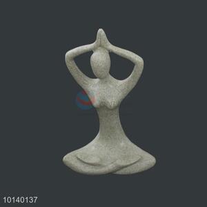 Factory price yoga girl crafts for decoration