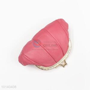 Pretty Cute Mini Pink Coin Purse with Metal Clip