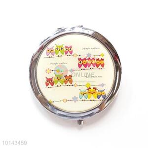 Portable Round Mini Compact Mirror Pocket Mirror