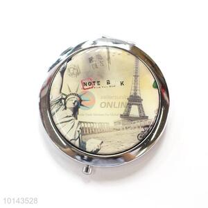 Fashion Printing Round Mini Compact Mirror Make-Up Mirror