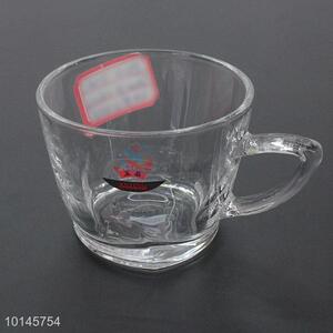 Hot sale crystal water glass cup with handle