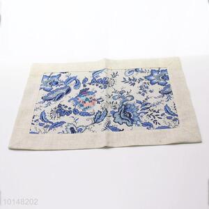 High Quality Printed Non-slip Linen Heat Insulation Dining Room Placemats