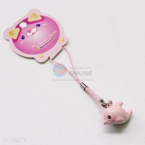Pink Dolphin Bell Mobile Phone Accessories Key Accessories