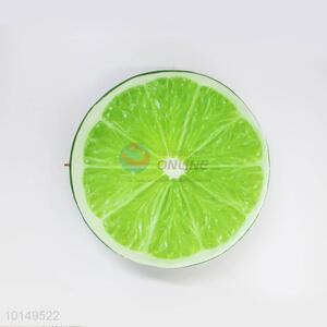 Endearing Lime Design Round Seat Cushion