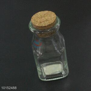 Cute Empty Tiny Clear Cork Message Glass Bottles for Home Decoration