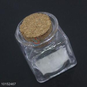 Modern Cute Mini Small Clear Glass Lucky Wishes Bottle