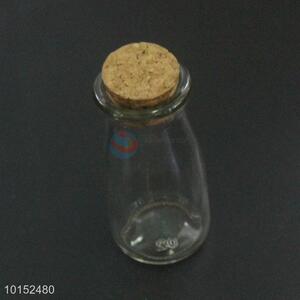Lead Free Small Lucky Star Glass Bottle Cork Pudding Gift Bottle Wish Bottle Glass Bottle