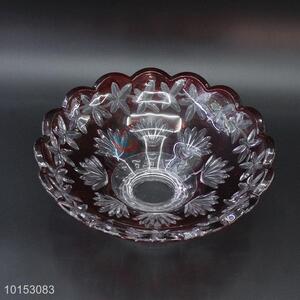 New arrival glass fruit plate/salad bowl