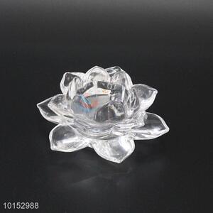 New products fashion designed flower shaped  glass candlestick