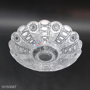 Factory supply glass fruit plate/salad bowl
