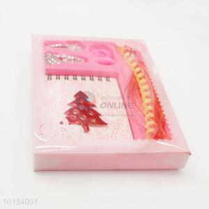 High Quality Spiral Coil Notebook Set with Hairpin, Hair Ring and Wig