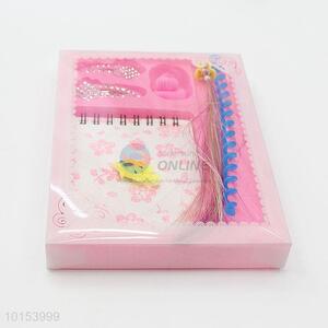 Hot Sale Spiral Coil Notebook Set with Hairpin, Hair Ring and Wig