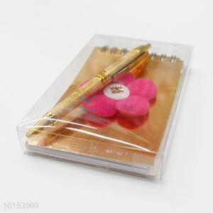 Wholesale Cheap Spiral Coil Notebook with Pen