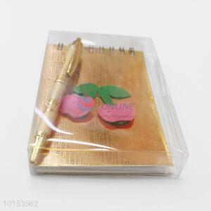New Design Spiral Coil Notebook with Pen