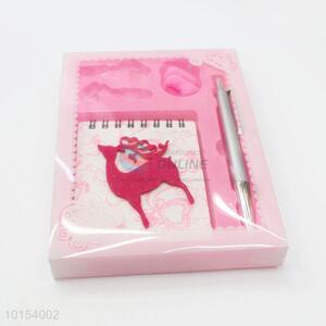 Best Selling Spiral Coil Notebook Set with Hairpin, Hair Ring and Pen