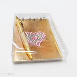 Popular Spiral Coil Notebook with Pen