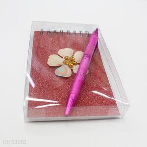 China Factory Students Spiral Coil Notebook Pen Set