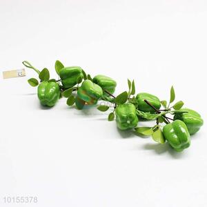 8 Heads Simulation of Green Pepper/Decoration Artificial Vegetable