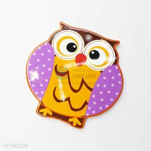 Purple Owl Pattern Owl Shaped Ceramic Placemat/Cup Mat/Pot Mat