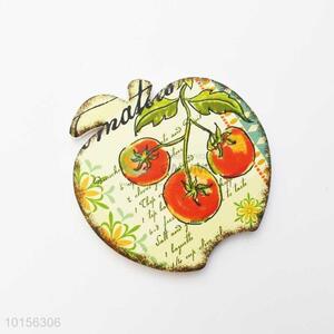 Tomato Pattern Apple Shaped Ceramic Placemat/Cup Mat/Pot Mat