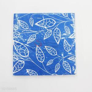 Colorful leaves printed party paper napkin