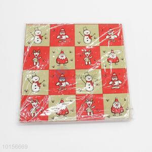 Cute snowman printed napkin paper serviettes