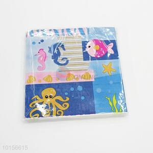 Square cartoon party paper napkin